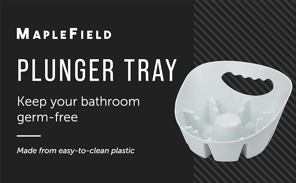 Plunger Tray Universal Tray Made for Toilet and Sink Plungers Catch