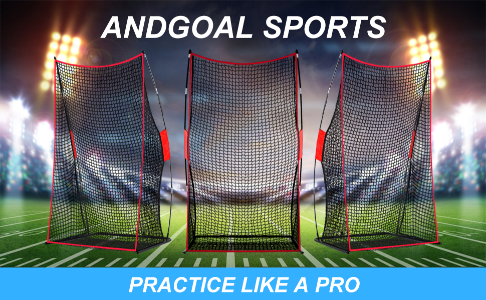 ANDGOAL Football Kicking Punting Net Football Kicking