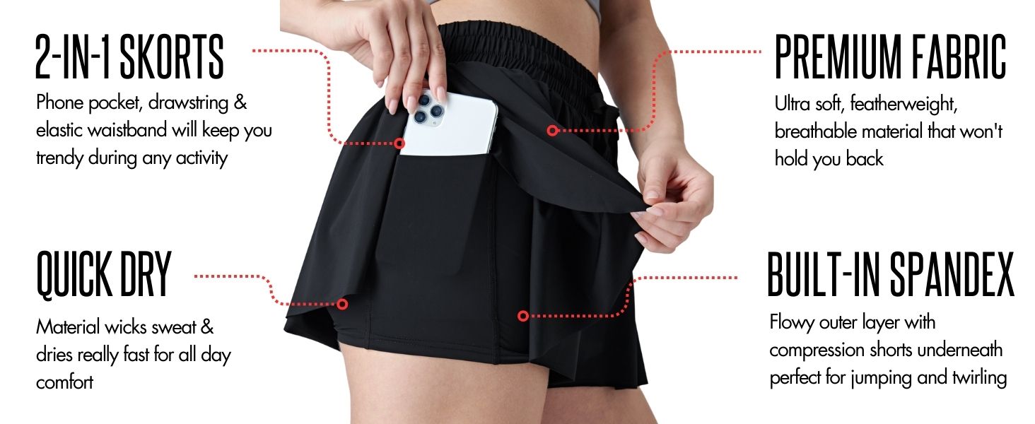 butterfly shorts skorts tennis shorts cheer shorts athletic skirt 