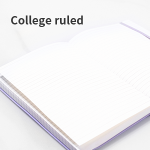 College Ruled Lined Pages
