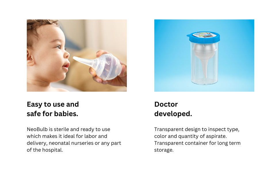 Easy to use and safe for babies. Doctor developed