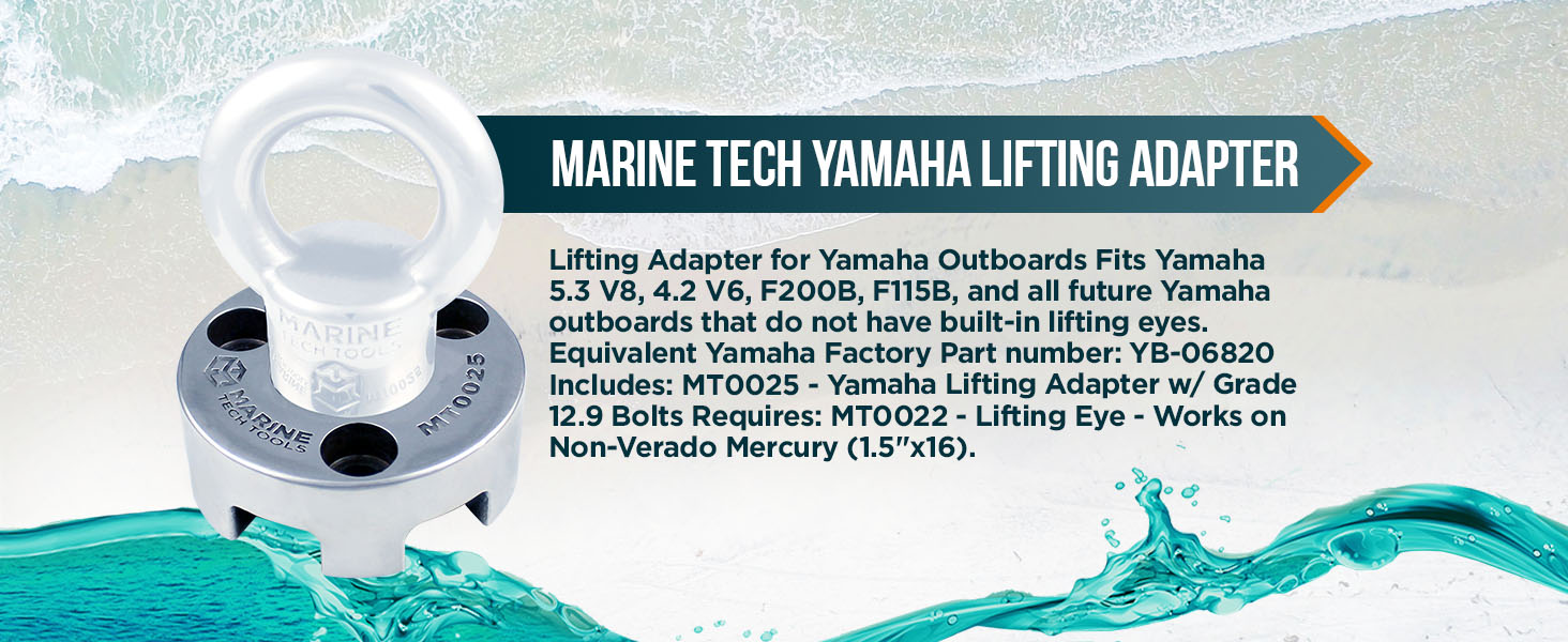 Marine Tech Tools Yamaha Lifting Adapter (AMT0025), Bolts