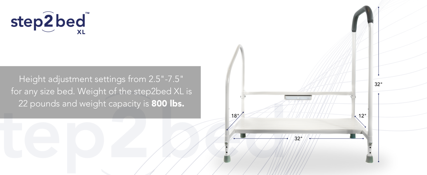 step2bed XL height adjustments