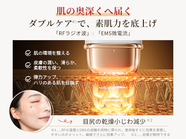 Amazon.co.jp: ANLAN ミニRF美顔器 ポケット美容 rf ems 美顔器