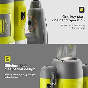 Défonceuse Affleureuse électrique, Dewinner à Bois 710W, Profession Plastifieuse Avec Accessoires DE-60082BMC 18 Défonceuse affleureuse électrique, DEWINNER