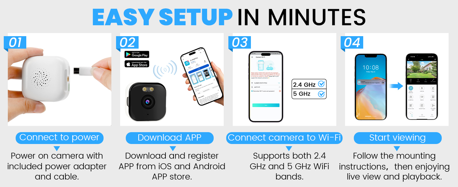 24/7 recording security camera