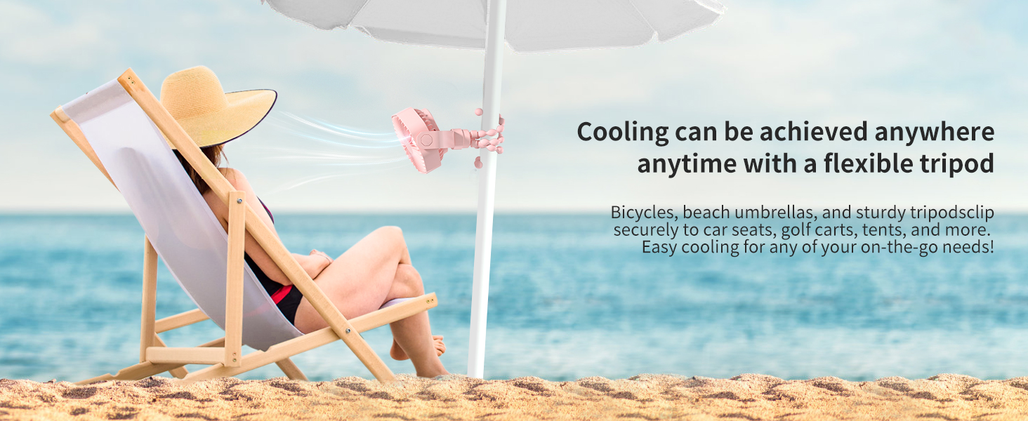 personal fan portable stroller fan