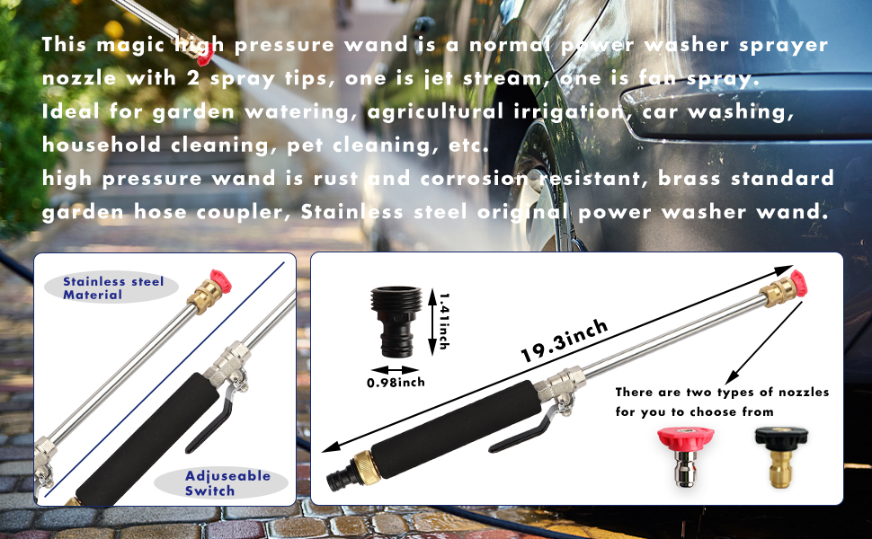 hose nozzle power washer