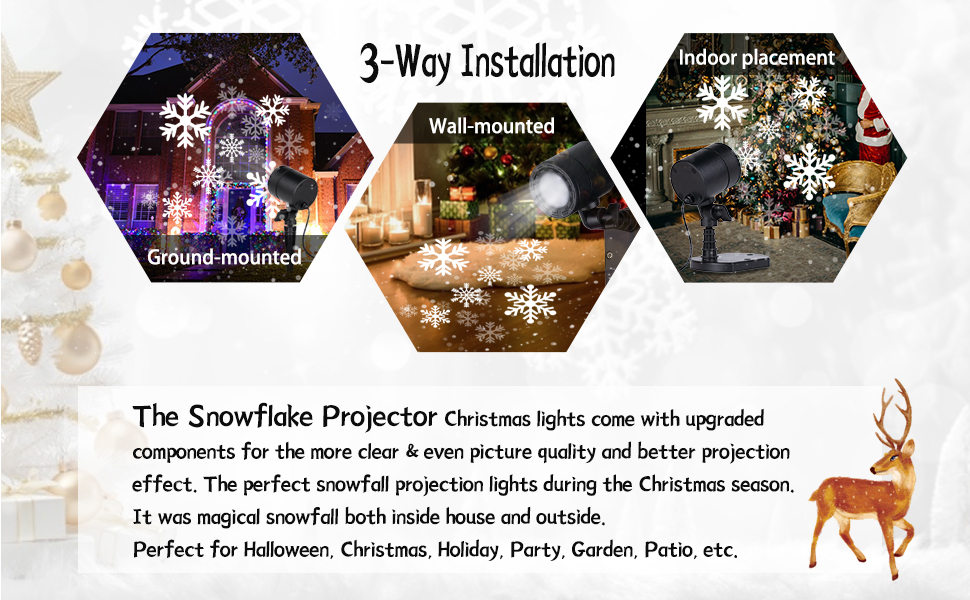 christmas snowflake lights