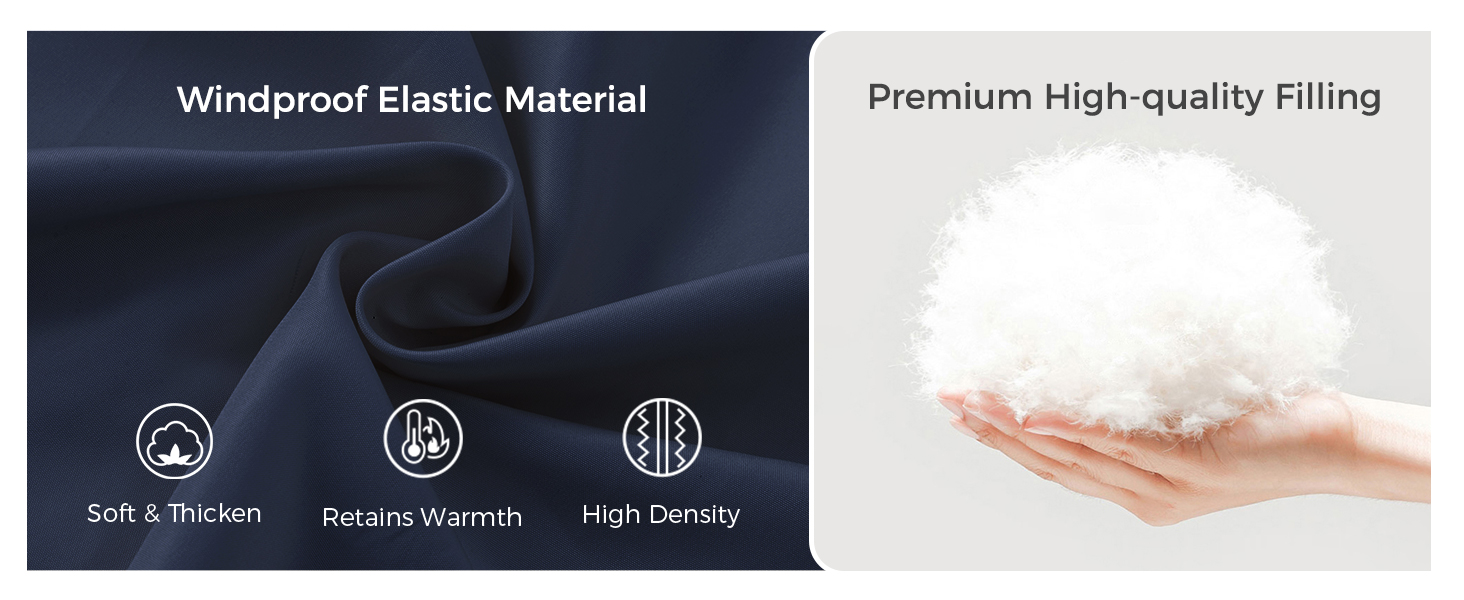 Wantdo men's Warm Puffer Jackets