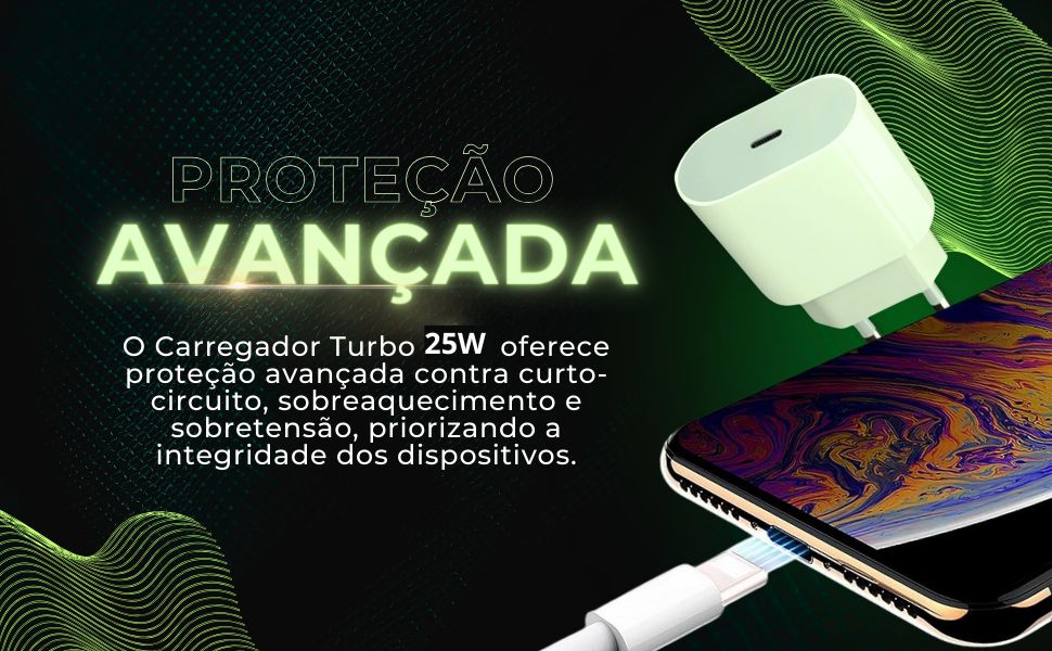 carregador compatível com IPHONE