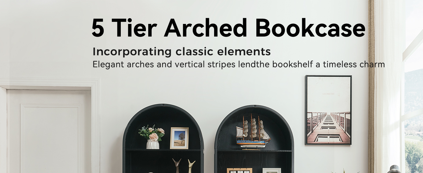 Arched Bookcase