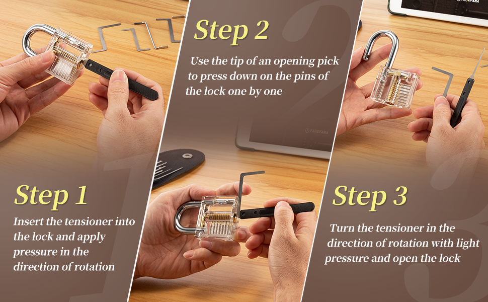 Eventronic 38Piece Lock Picking Set, [2023 Difficulty Upgrade] Credit
