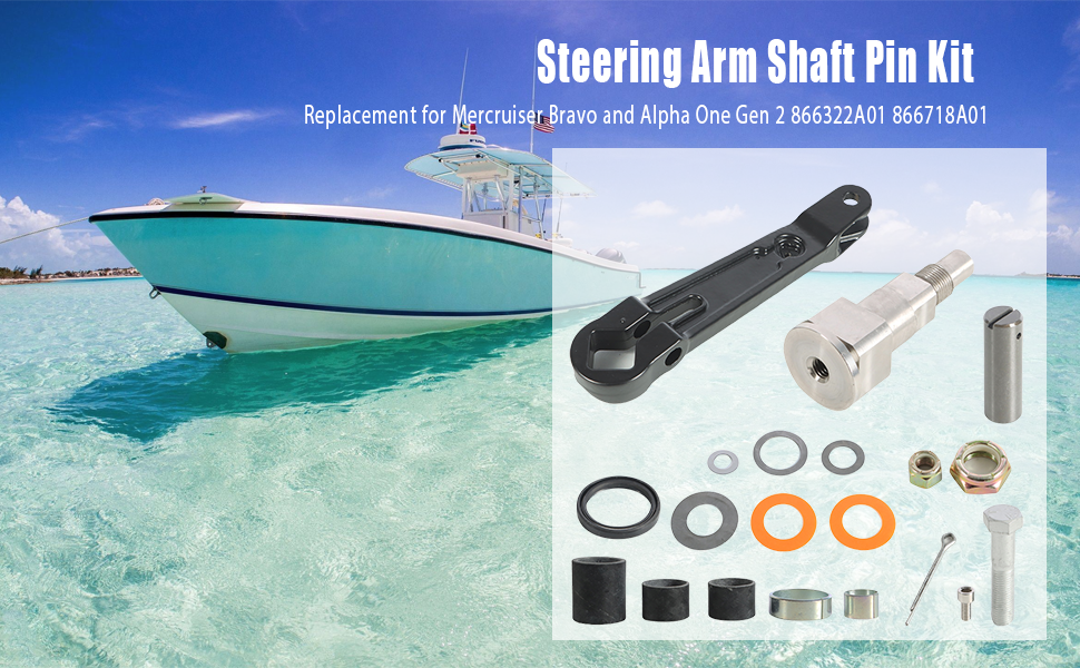 Amazon.com: labwork Upper Gimbal Steering Arm Shaft Pin Kit