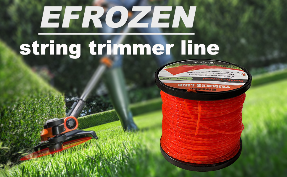 efrozen Weed Eater Line, Commercial Square Twist .105