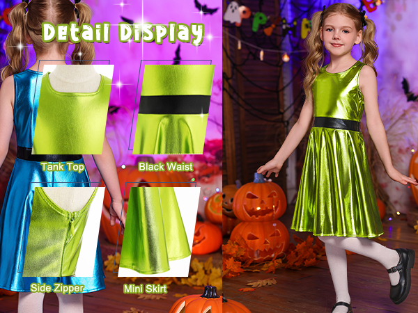 Amazon.com: Girl Shiny Metallic Dress Toddler Sleeveless