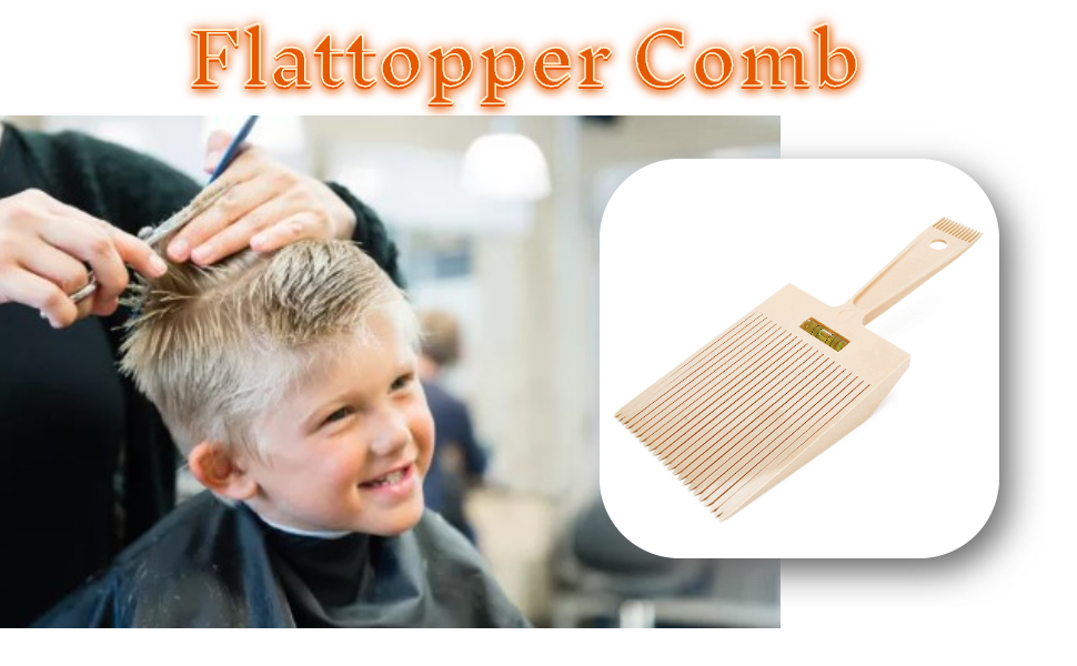 Flattopper Comb, Professional Flat Top Comb, Flat Top Comb Portable Flat Top Guide