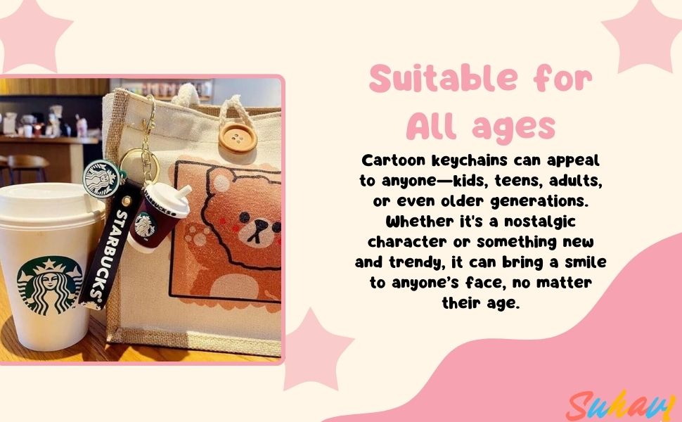 Kids Cute Caroon Key Chain