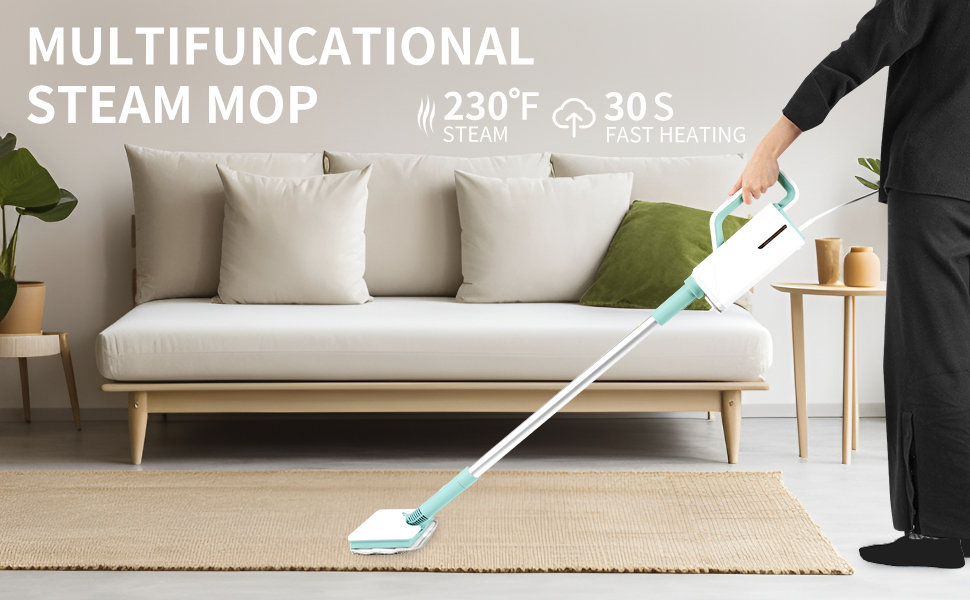 Steam Mops for Floor Cleaning,250ml 1200W Powerful Steam
