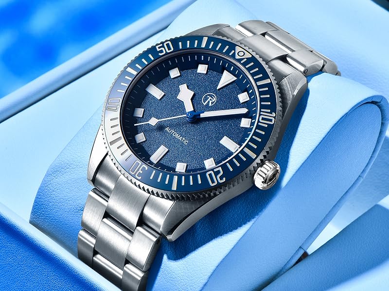 Amazon.com: HaiQin Rollstimi 7910 Men's NH35 Automatic Watches