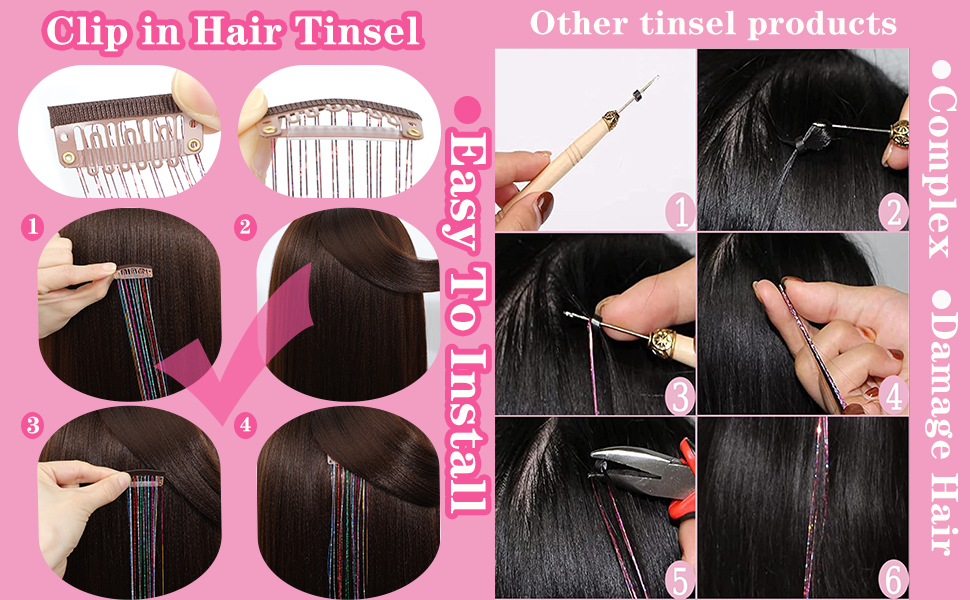 Fairy Hair Tinsel kit