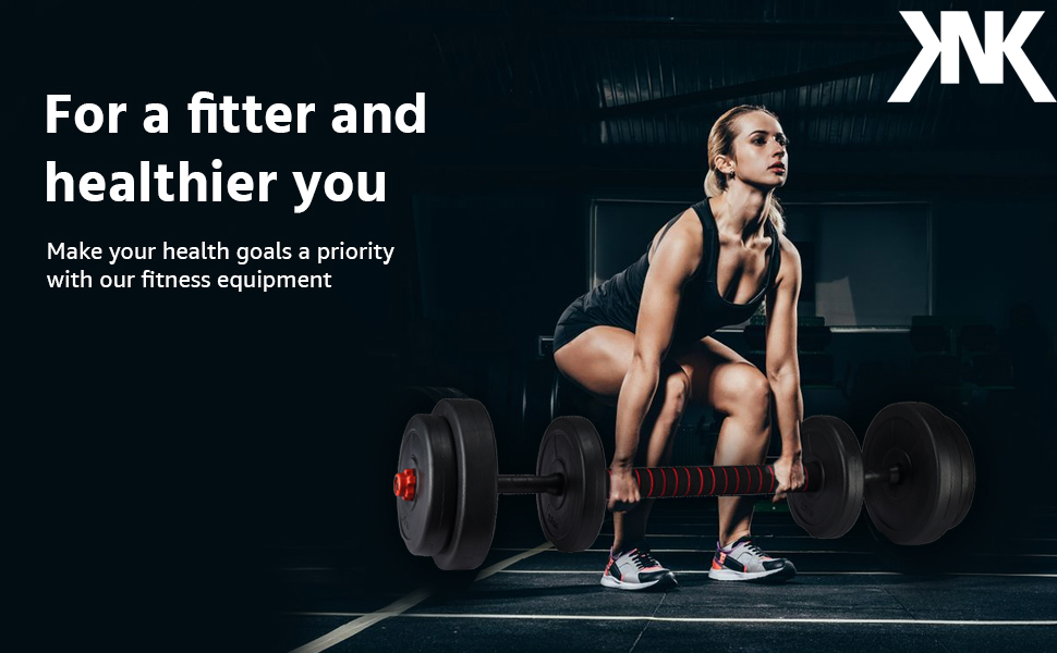 KNK Dumbbell Rods with Connectors Barbell Rods Wei... 5 Connectors Barbell Rods