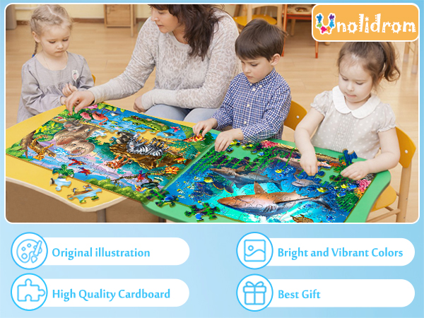 Amazon.com: Puzzles for Kids Ages 4-8 – 2 x 60 Pieces