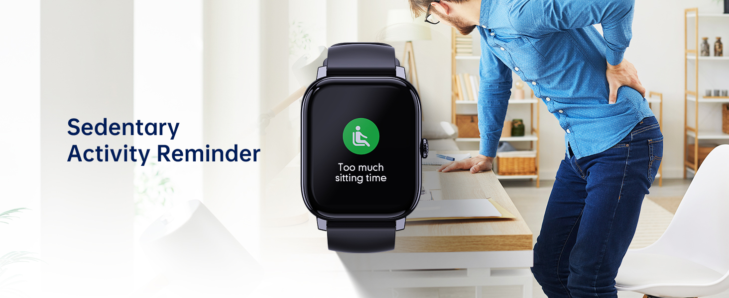 LLKBOHA Smart Watch with Call Function, 1.85" Touch Screen Smart