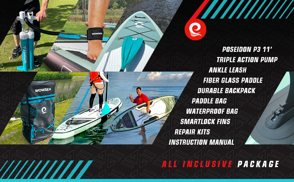 WOWSEA poseidon p3 インフレータブルスタンドアップパドルボード インフレータブルサップボードWOWSEA Poseidon P3 – Catamaran Japan