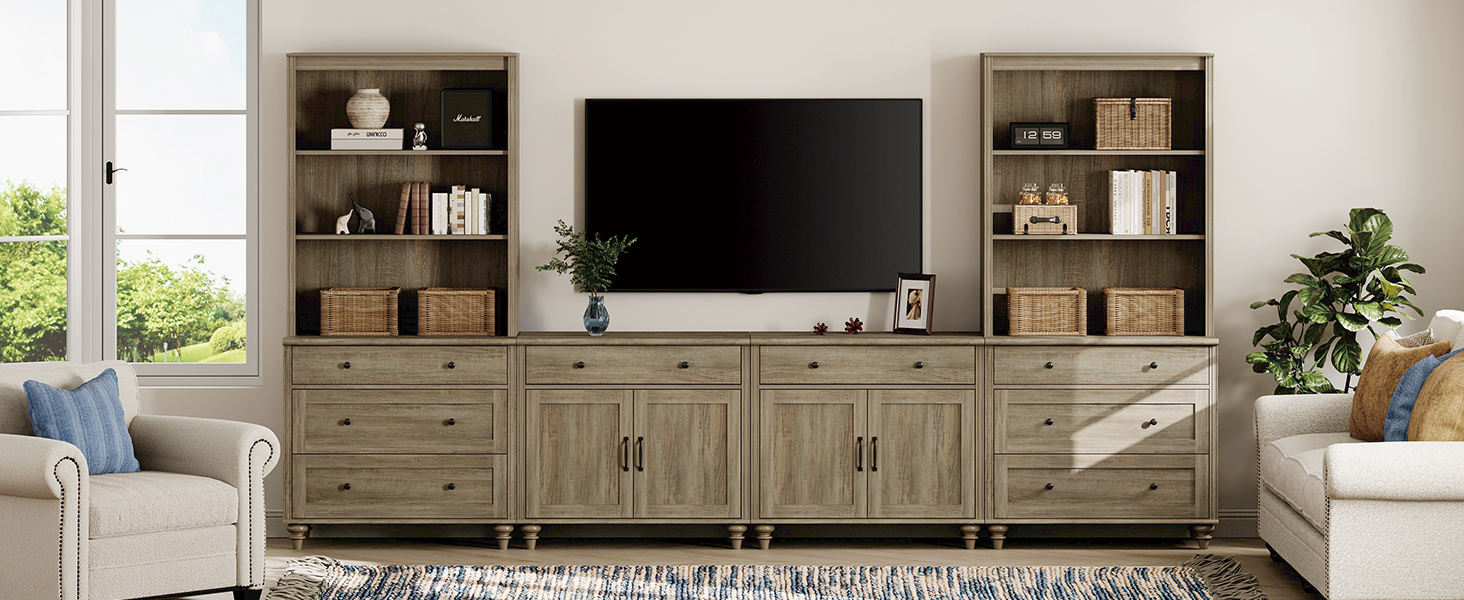 grey tv stand