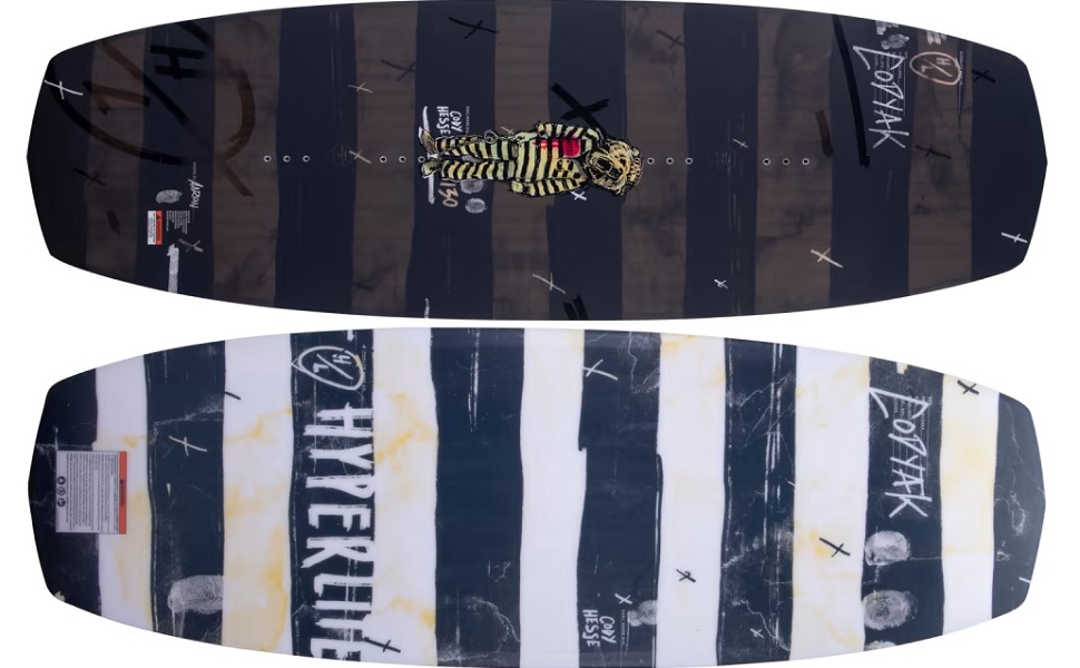 Amazon.com : Hyperlite Codyak Mens Wakeboard Black/White