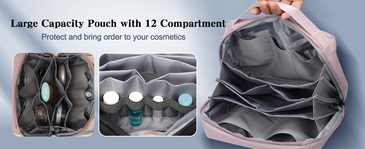 Travel Makeup Bag for Women