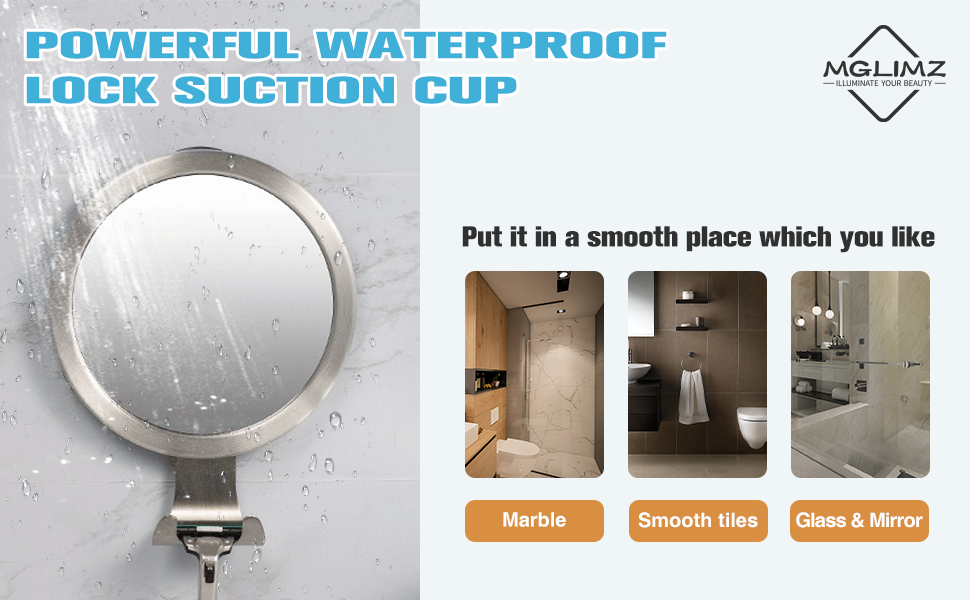 MGLIMZ Fogless Shower Mirror,FogFree Bathroom Mirror with