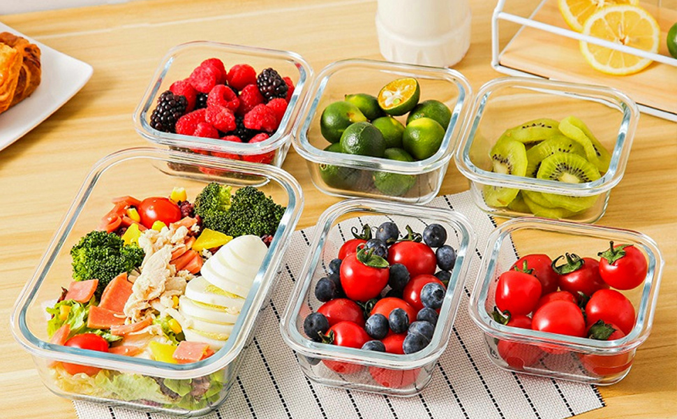 glass container set