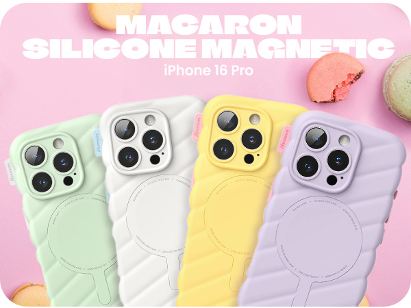 アクセサリー macaron Amazon.com: Ringke Macaron Silicone Magnetic [Compatible