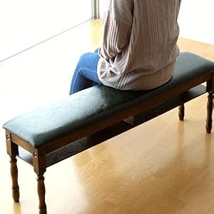 タイムセール　アンティーク　スツール　チェア　椅子　ベンチ　店舗計器　希少品 boris-80bench-wn.jpg