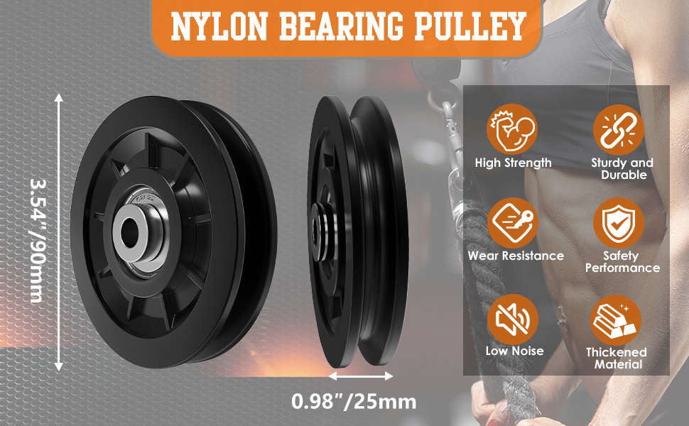 gym pulley wheel