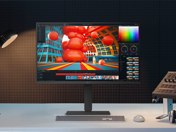 LG 27U730A 27” 4K UHD Ultrafine™ IPS Monitor, HDR10, DCI-P3