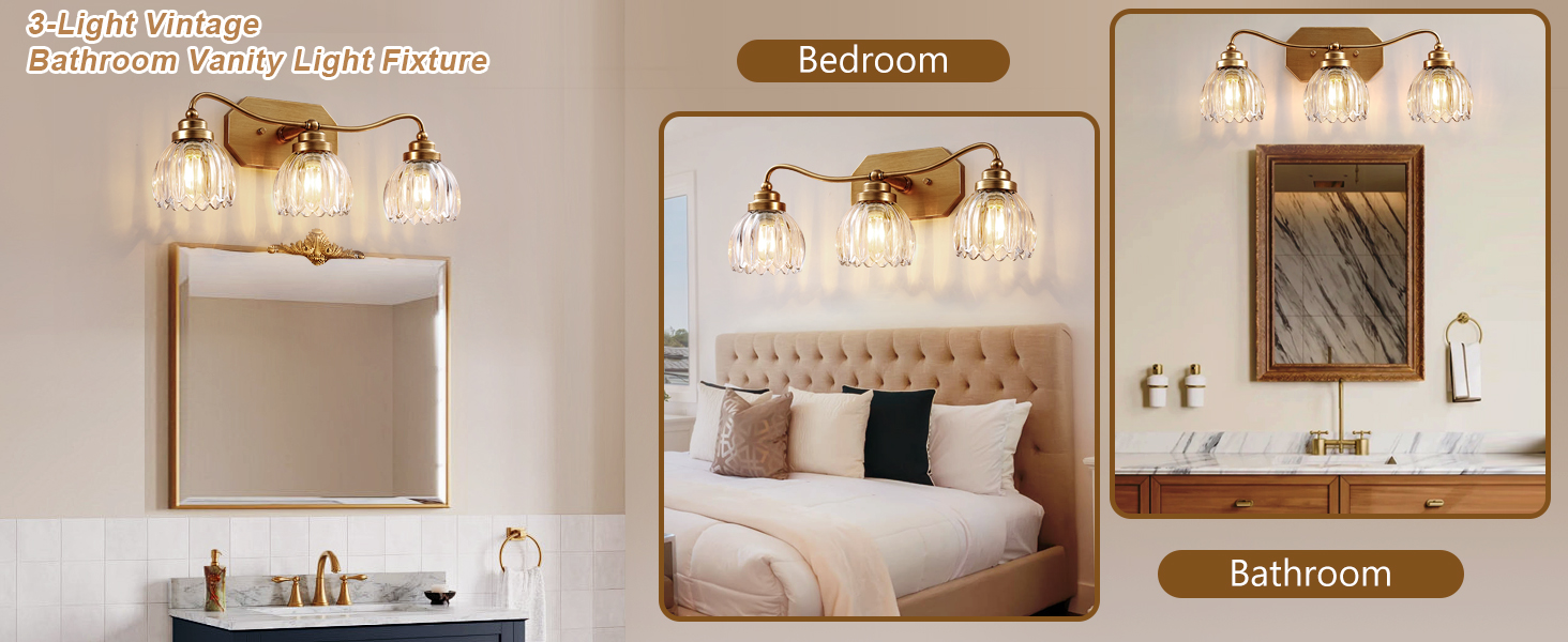 vintage bathroom light fixtures