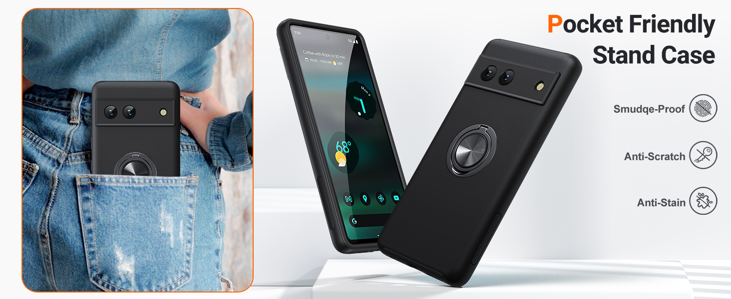 JAME for Pixel 6a Case, Slim Soft Bumper Case for Pixel 6a