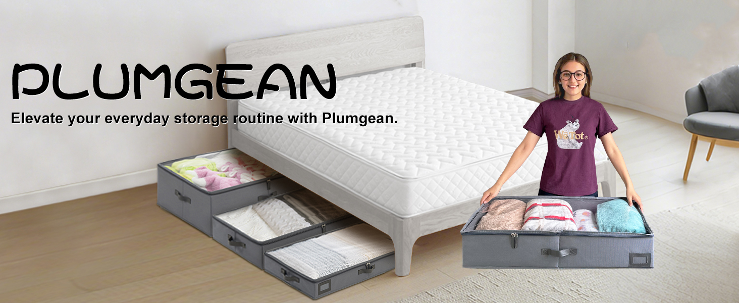under bed clothes storage