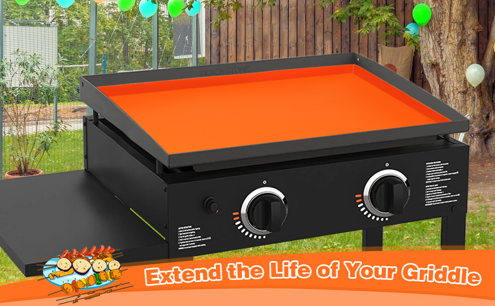 BYKITCHEN Silicone Griddle Cover for Blackstone 22 inch