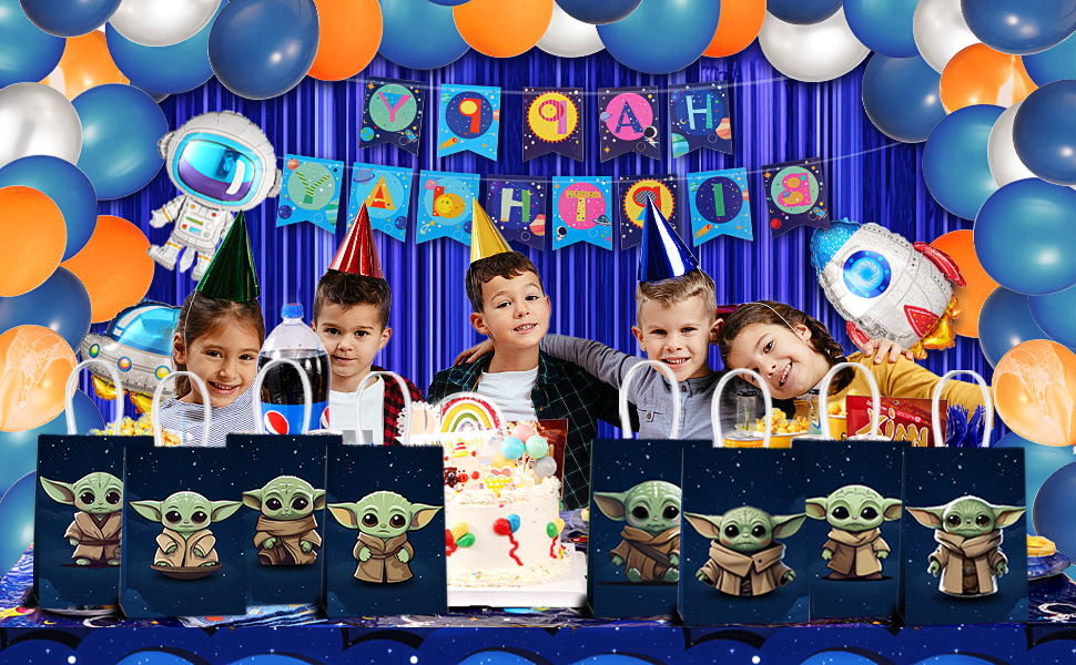pepdhuk 24 Pcs baby yoda Theme Birthday Party Mandalorian