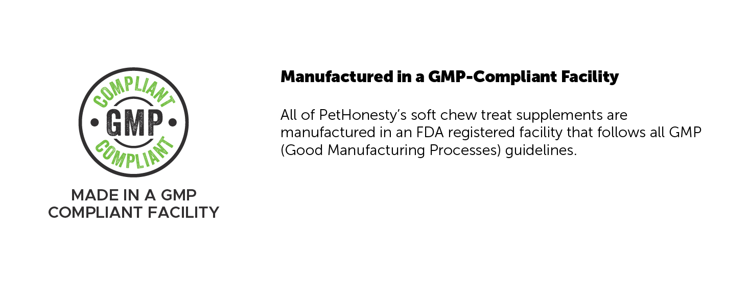 Manufactured in GMP facility