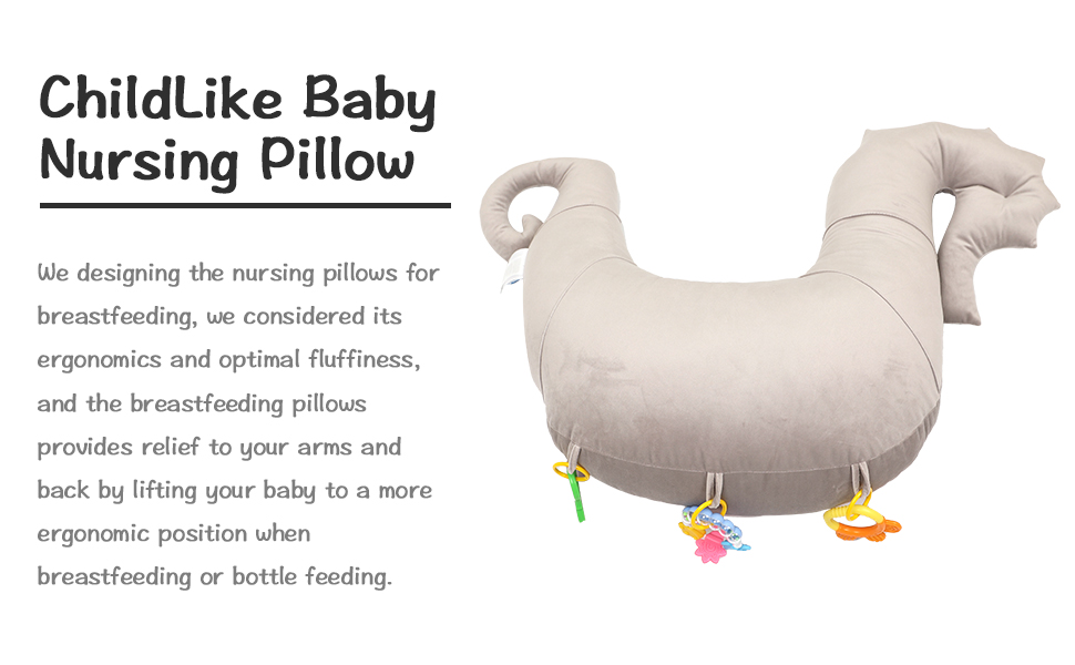 ChildLike Nursing Pillow for Breastfeeding,Large Size
