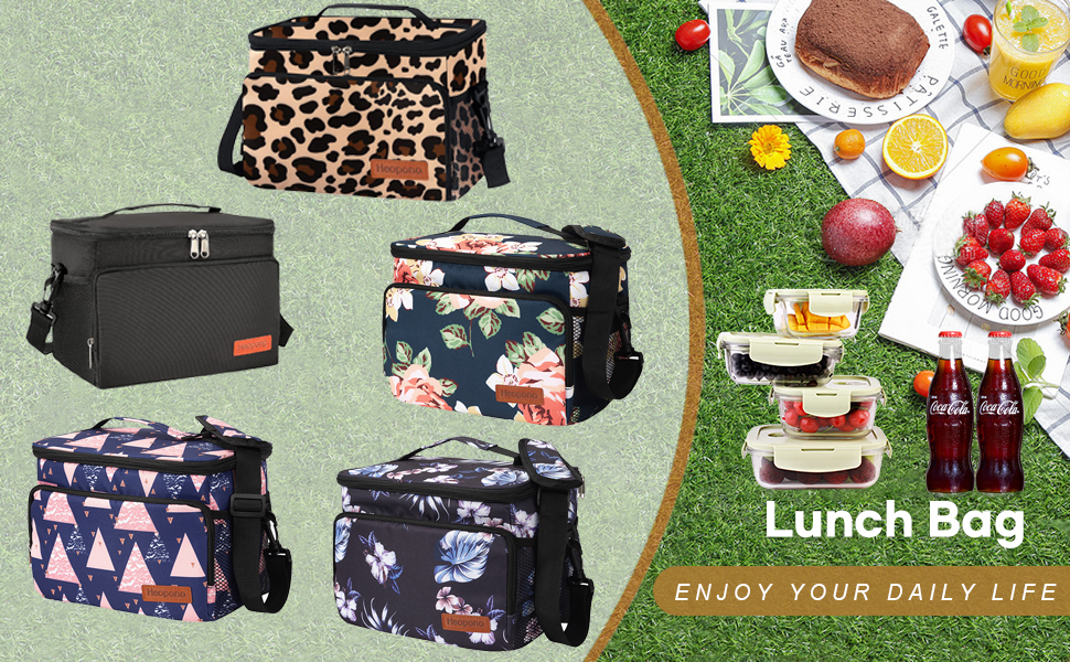 musejoy Insulated Lunch Bag for Women/Men 16Can (10L