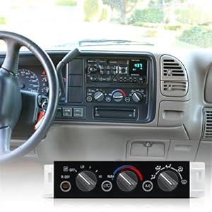 Climate Control Module w/Rear Window Defogger Switch