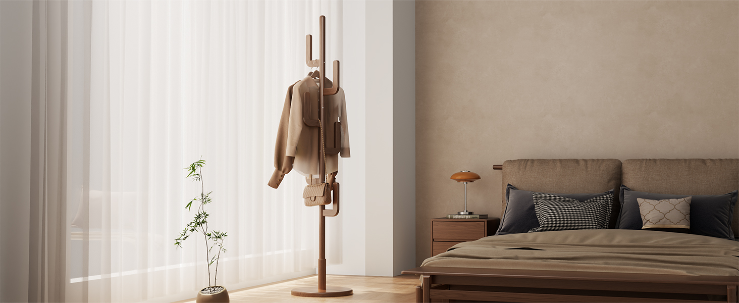 Bedroom coat rack
