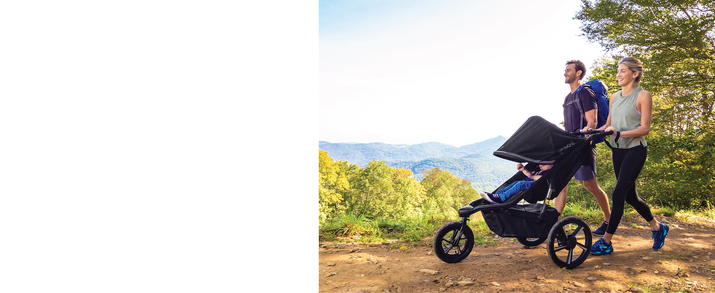 BOB Gear Alterrain Pro Jogging Stroller, Black Baby