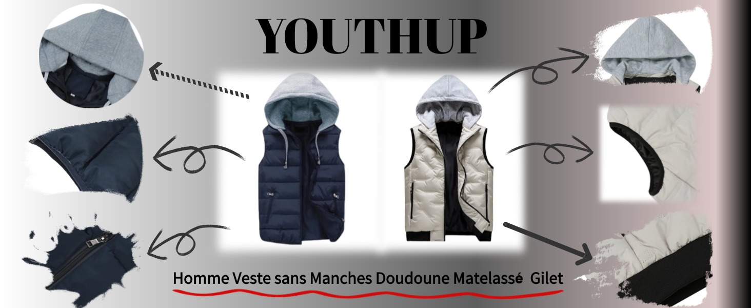 Men's Sleeveless Jacket8009